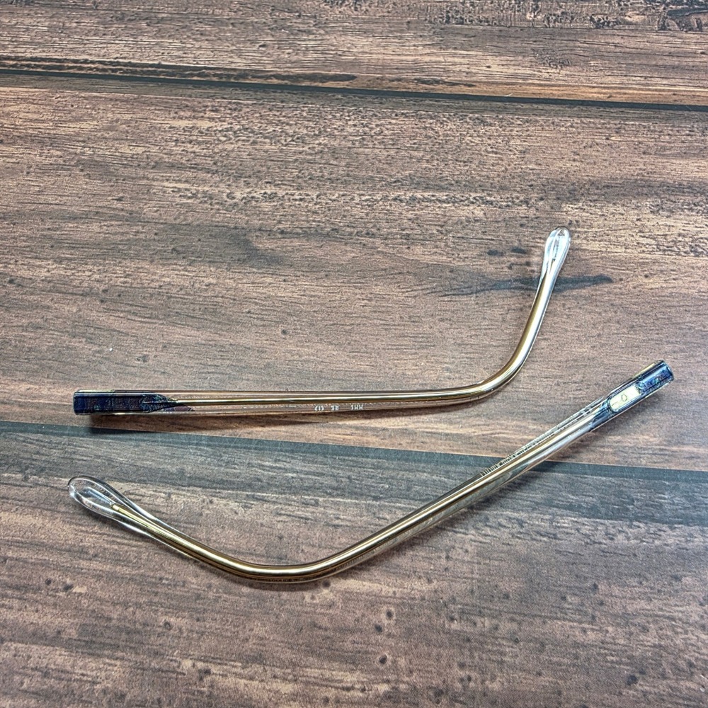 Silhouette SPX M 1783 Replacement Eyeglass Temples Gold Brown 130mm Austria 3377